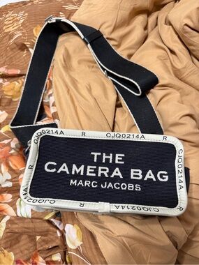 Marc Jacobs Black and White The Camera Bag Crossbody